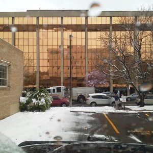 Guess somebody didn't want to work today... fire trucks even showed up