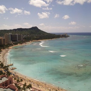 its a sunny day in Hawaii nei