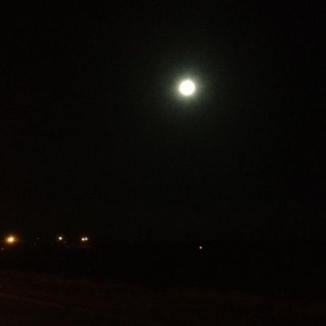 Full moon....... Makes for crazy nights.
