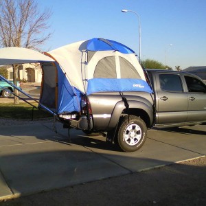 Old Setup - Napier Sportz Truck Tent