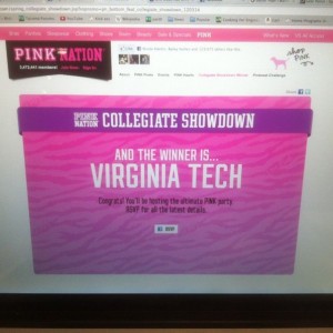 Aw ya VT won the contest for PINK, we now have a free concert and Victoria&
