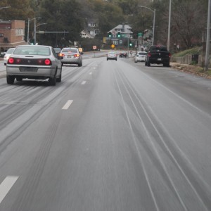 road salt on nw radial