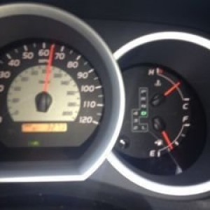 327 miles. More than a quarter tank left.