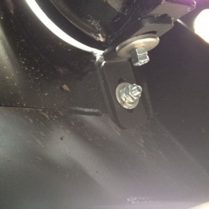 Factory lights in a Relentless bumper. Don't mind the extra nut on the