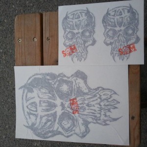 SockMonkey Decal of my drawing