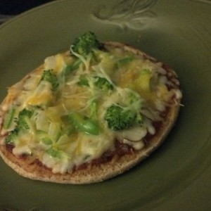 Woman surprised me with a mini pizza whilst I studied. Fellas, don't a