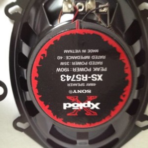 5x7 sony speakers