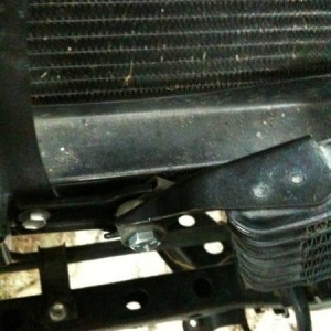 tranny cooler relocate