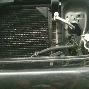 tranny cooler relocate