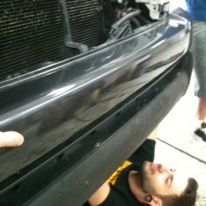tranny cooler relocate
