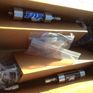 New Fox 2.5 extended travel coilovers