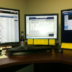 Workin tonight, brewskies - check