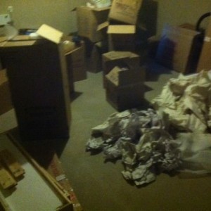 Sooooo many boxes...this is only a third of it...