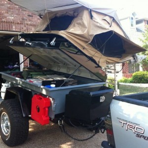 Tent and Lid open Front