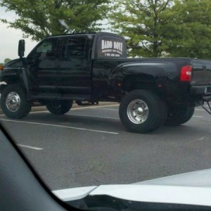 Compensate much? Dude owns local offroading shop