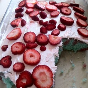 Cake for dinner? Yesss!