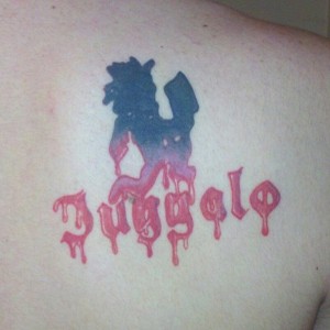 Just saw this on Facebook, "my first tattoo" hahaha