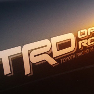 TRD Off Road at Sunset