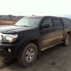 :) I love dirt roads in the rain.