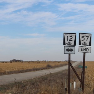 the end of cornHusker trail 57  at the outLaw trail n-12