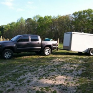 Sitting a lot better with the trailer since the TSB and the lift was added 