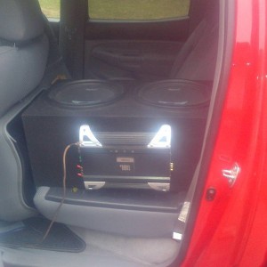 Two 12inch alpines - JBL amp