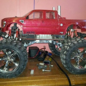 Just finished custom suspension lift for my tmaxx