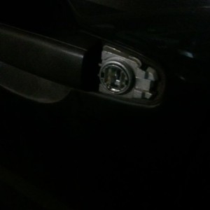 Someone try to break into my truck??? Found the black plastic off and the m