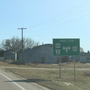 coming into Atkinson from the north