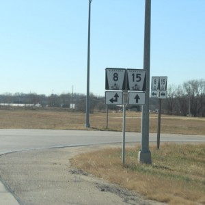 just south of fairbury, the turn is coming