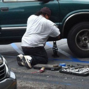 Our local 7-11 has turned into a auto repair shop