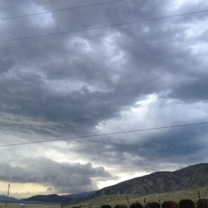 Think it might rain haha