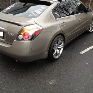 Z rims on an Altima