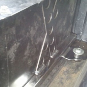 To factory bed bolts.