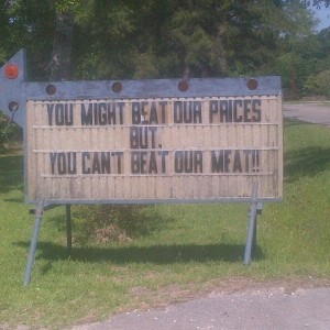 Sign I just saw...lulz