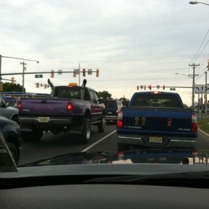 Not only is it purple it has stacks.