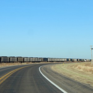 train off of US-30, headed east