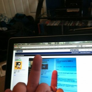 I think my finger maybe longer!