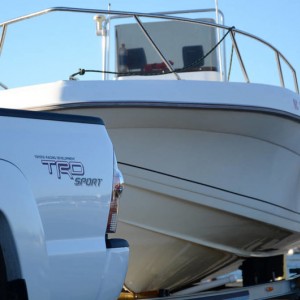 Tacoma with 19ft Cobia Center Console