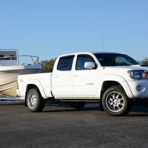 Tacoma with 19ft Cobia Center Console