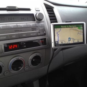 GPS mounted to side panel