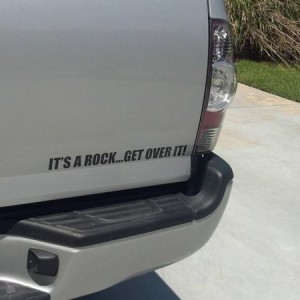 It's a rock!