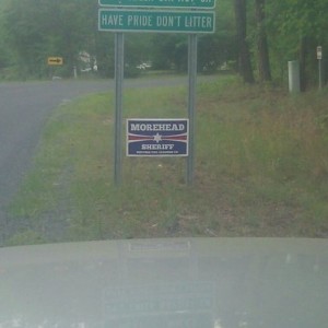 A comma would be hilarious.