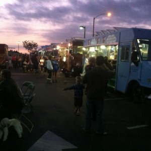 Gourmet food truck round up at my Son's high school