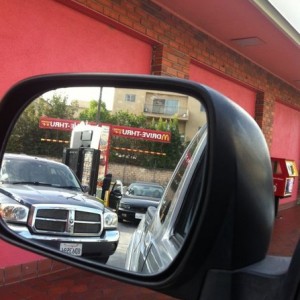 I don't know why it drives me nuts when people go through the line w/a