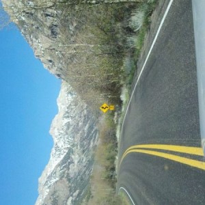 An after noon drive in the mountains.