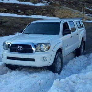 Snow still at 8800 get elevation, I wouldnt venture much further without an