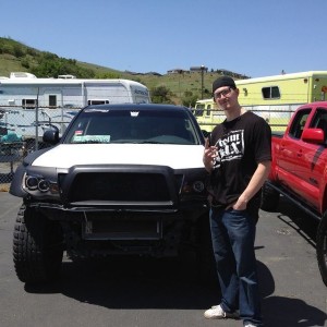 Shemicals and his beautiful, new, custom Super White hood