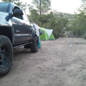 New camping gear and new dog.. shakedown before Moab, fingers crossed