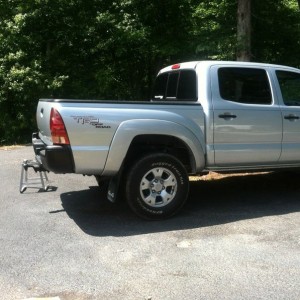 From the side.